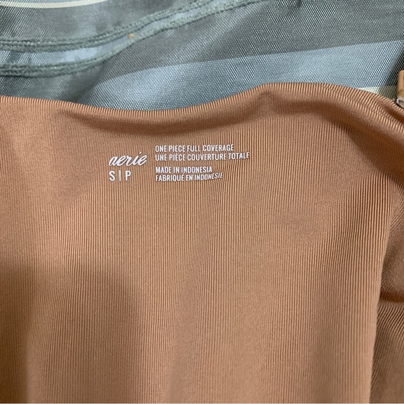 Aerie Leopard Wrap One Piece Swimsuit - Picture 3 of 4